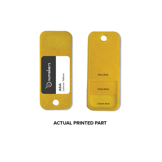 Numakers ASA Filament- Lemon Yellow - 1.75 mm / 1 kg