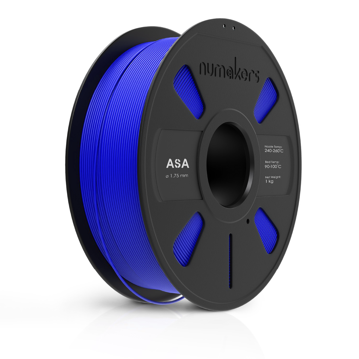 Numakers ASA Filament- Royal Blue - 1.75 mm / 1 kg