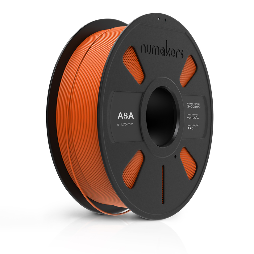 Numakers ASA Filament- Burnt Orange - 1.75 mm / 1 kg