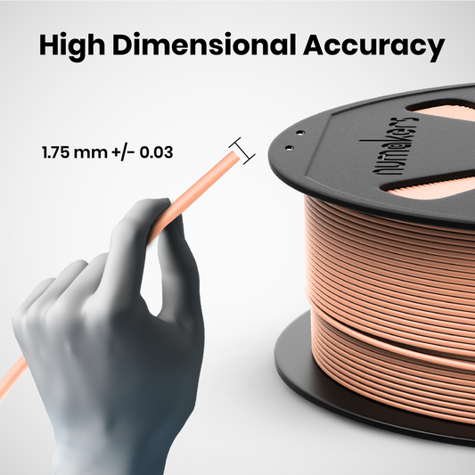Numakers PLA+ Filament – Apricot Skin – 1.75 mm / 1 kg