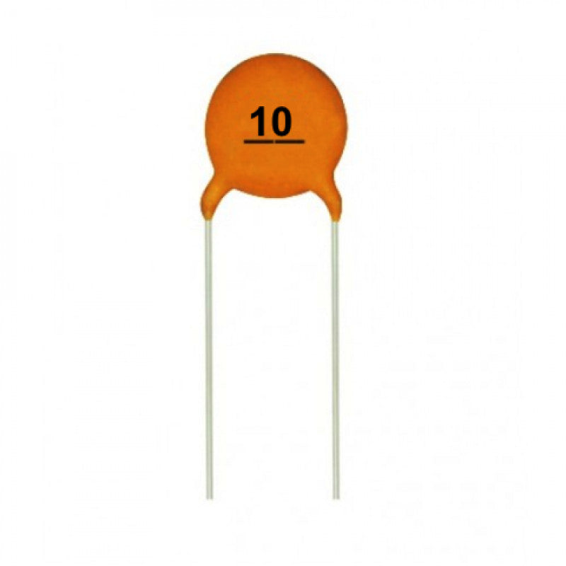 10 Ceramic Disc Capacitor 50v | 0.00001uF | 0.01 NF | 10PF (1 Pc)