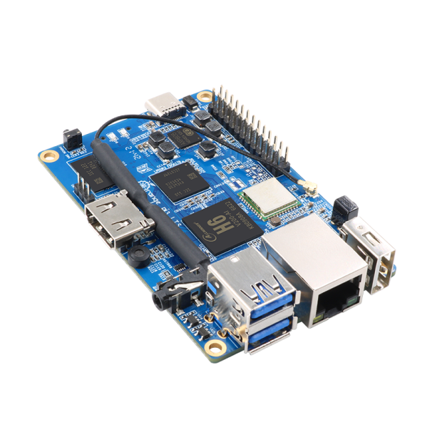Orange Pi 3 LTS Single Board Computer – Allwinner H6, 2GB RAM, Wi-Fi, Bluetooth, Gigabit LAN