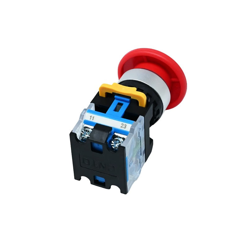 CNTD-CLA38-11M40L-R (CLA-11)-10A 220V AC/DC 40mm Mushroom Self Reset Pushbutton Switch (Red)