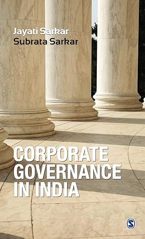CORPORATE GOVERNANCE IN INDIA BY JAYATI SARKAR (HARDCOVER)