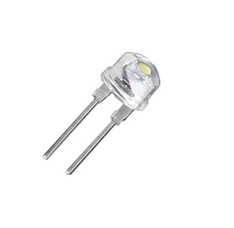 8mm Blue Clear LED (1 Pc)