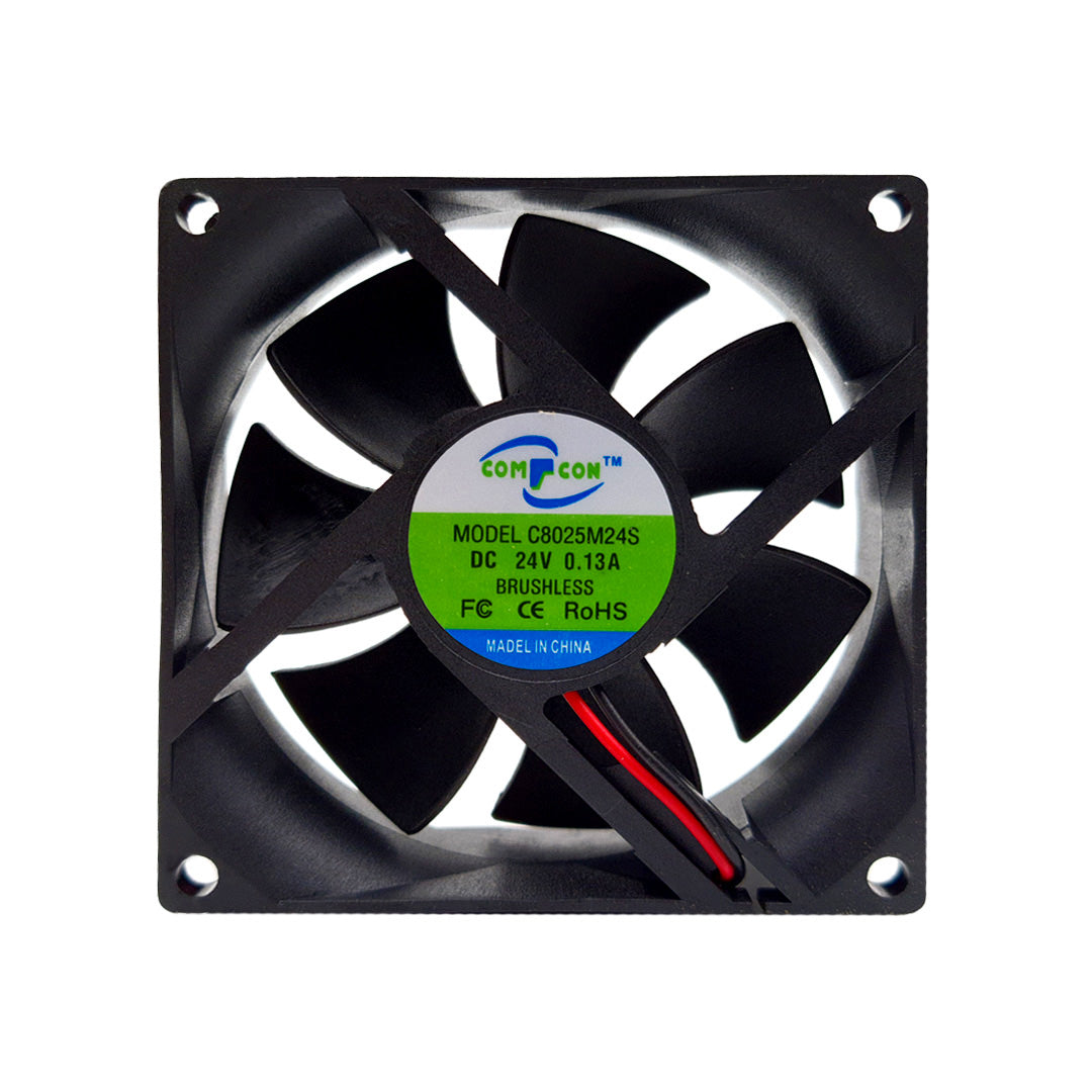 Compcon 8025 24V DC Brushless Cooling Fan (80x80x25mm)