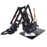DIY Black Acrylic Robot Manipulator Mechanical Arm (non-including Servo and board)