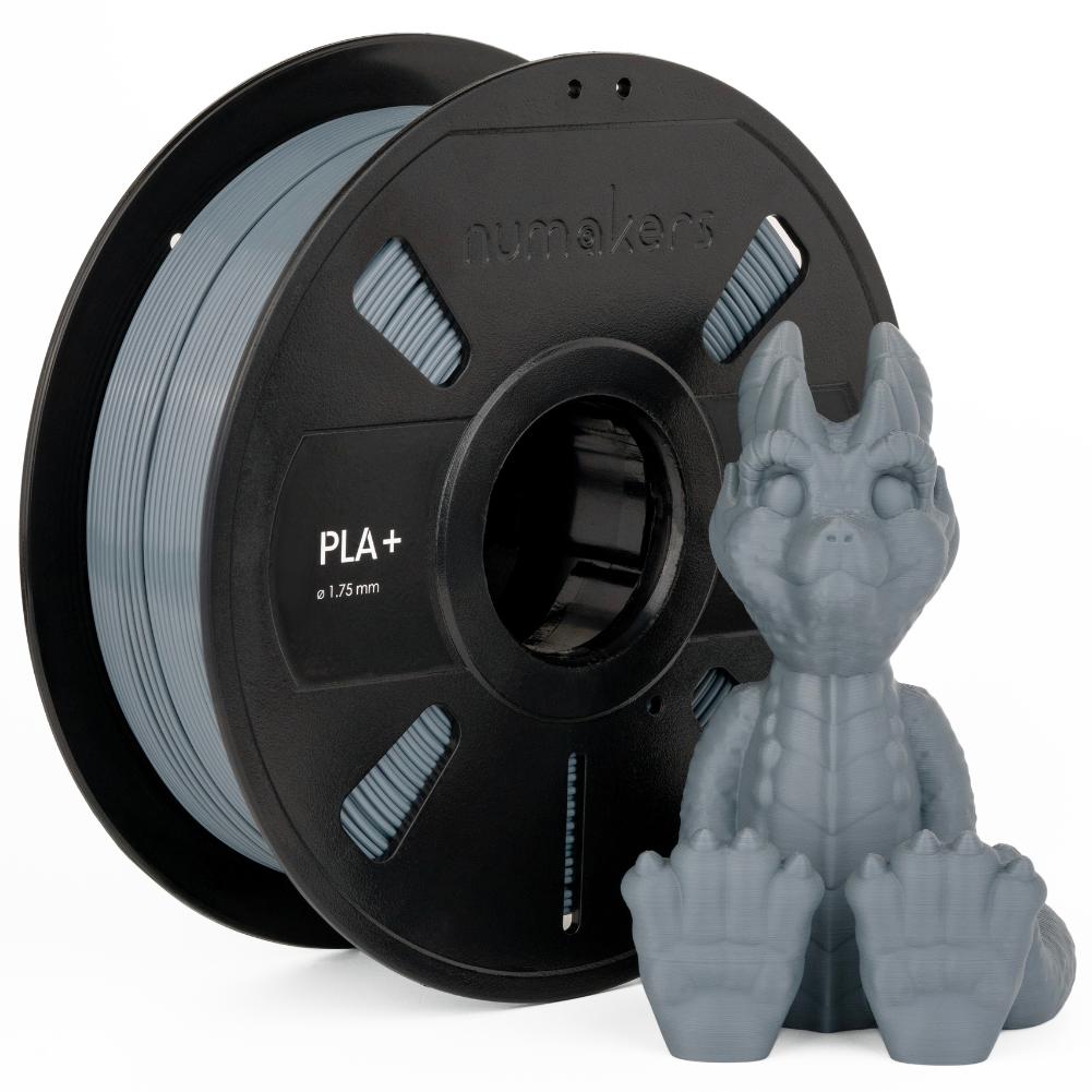 Numakers PLA+ Filament – Dark Gray– 1.75 mm / 1 kg