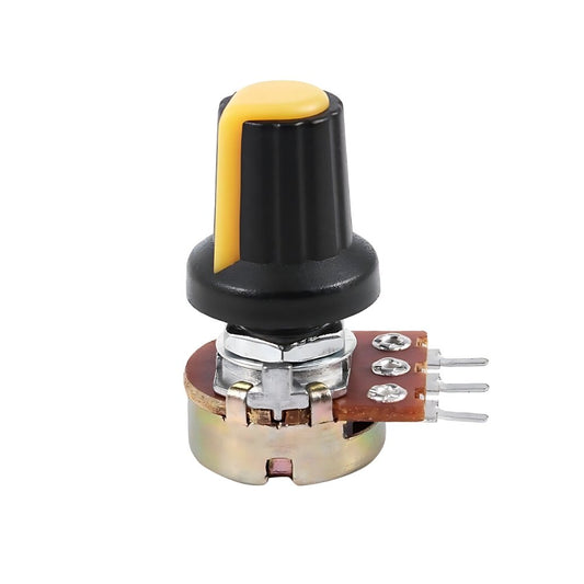 Elepak EP41 Linear Potentiometer with Knob Pak 1K to 1M 10 Pcs 10 Values