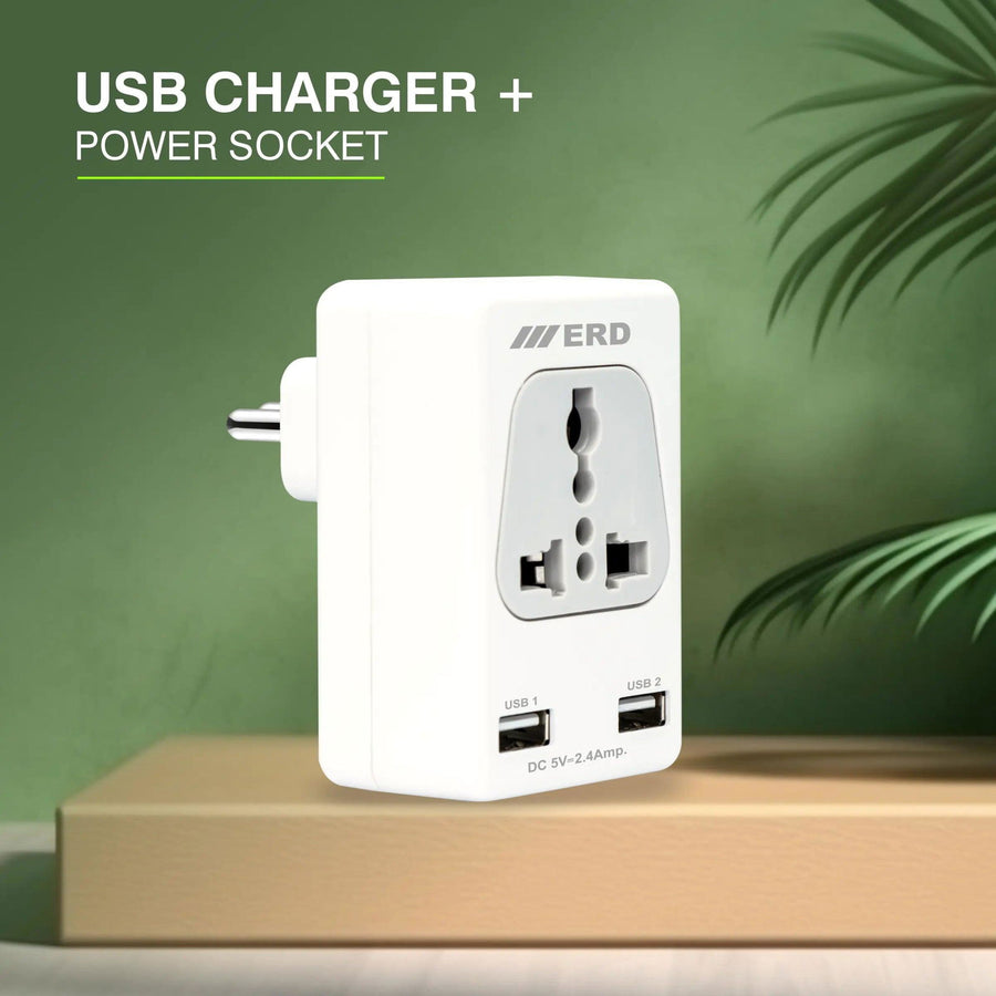 ERD EB-12 USB Charger & Power Socket