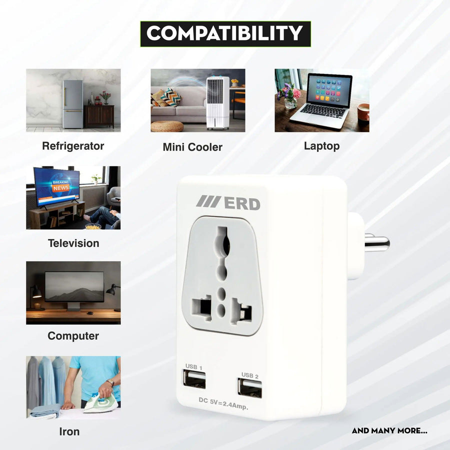 ERD EB-12 USB Charger & Power Socket