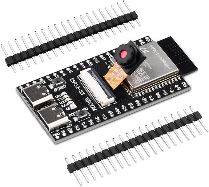 ESP32-S3-N16R8 Development Board with with RHYX-M21-45 Camera (WiFi and Bluetooth, Dual USB C)