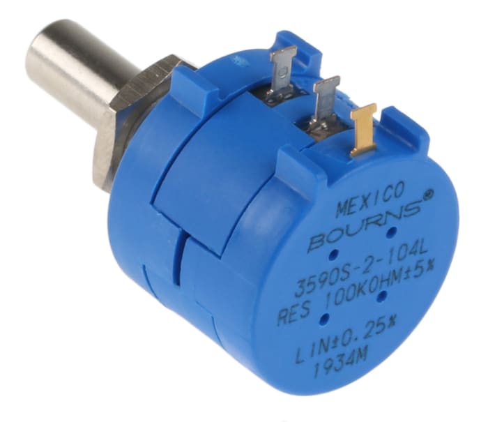 Bourns 10k Ohm 3590S-2-103L Precision Multiturn Potentiometer