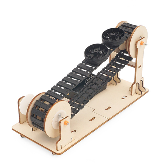 DIY Conveyor Belt Kit Small Invention Educational Science Toy for Kids (M-11)