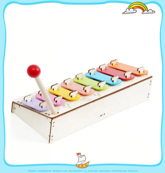 DIY Handtapping Eight Music Box Technology Small Maker School Musical Instrument (R-65)