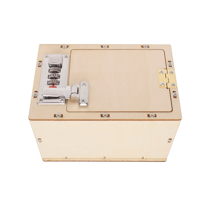DIY Mechanical Combination Lock Model Set for Steam Experiment - Children's Toy Hand-Assembled Password Box DIY Set