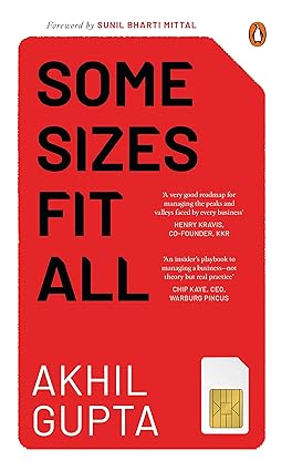 SOME SIZES FIT ALL BY AKHIL GUPTA (HARDCOVER) OLD BOOK