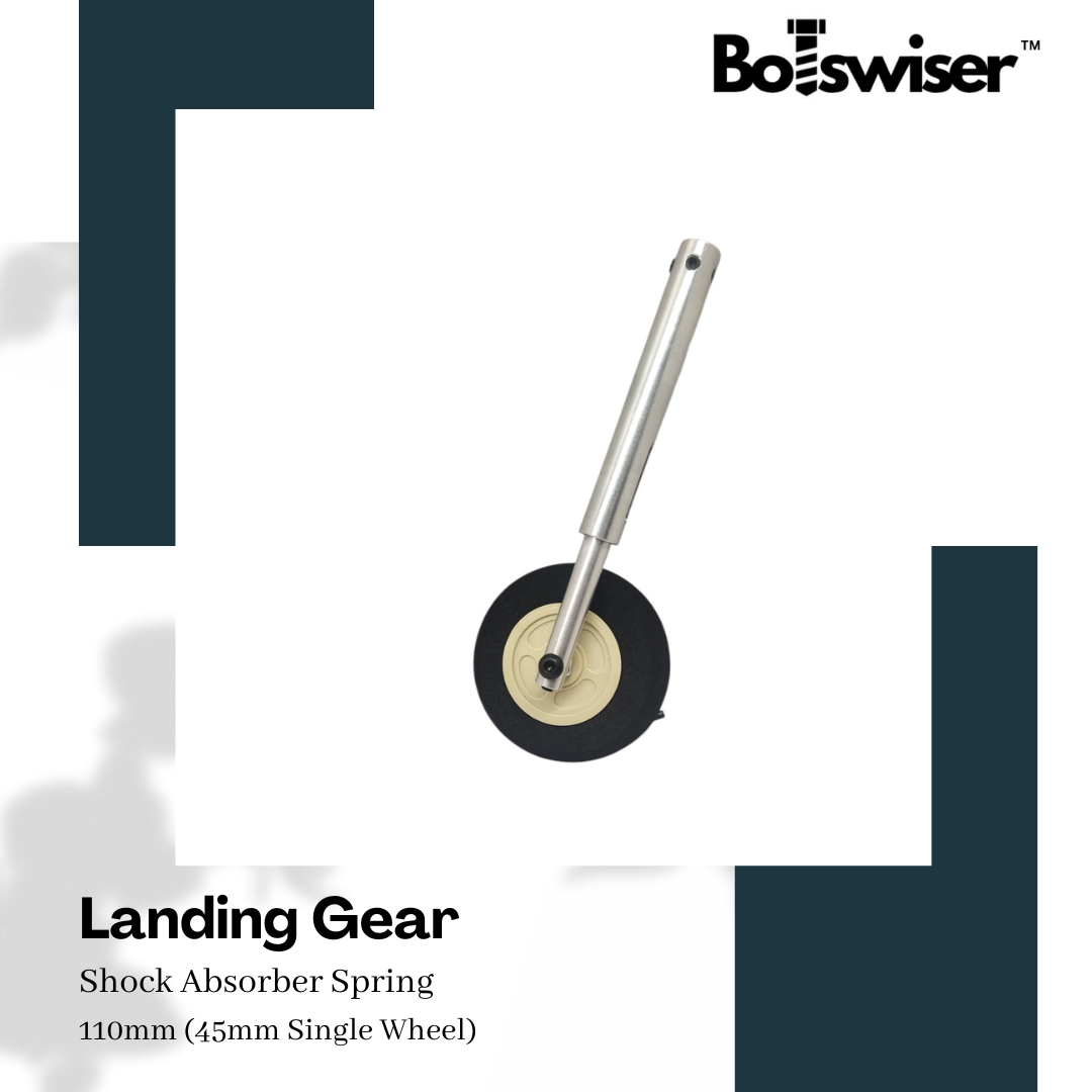 110mm Shock Absorber Spring Landing Gear For RC Airplane Gear with 45mm Wheel