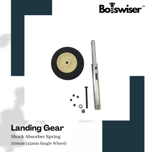 110mm Shock Absorber Spring Landing Gear For RC Airplane Gear with 45mm Wheel