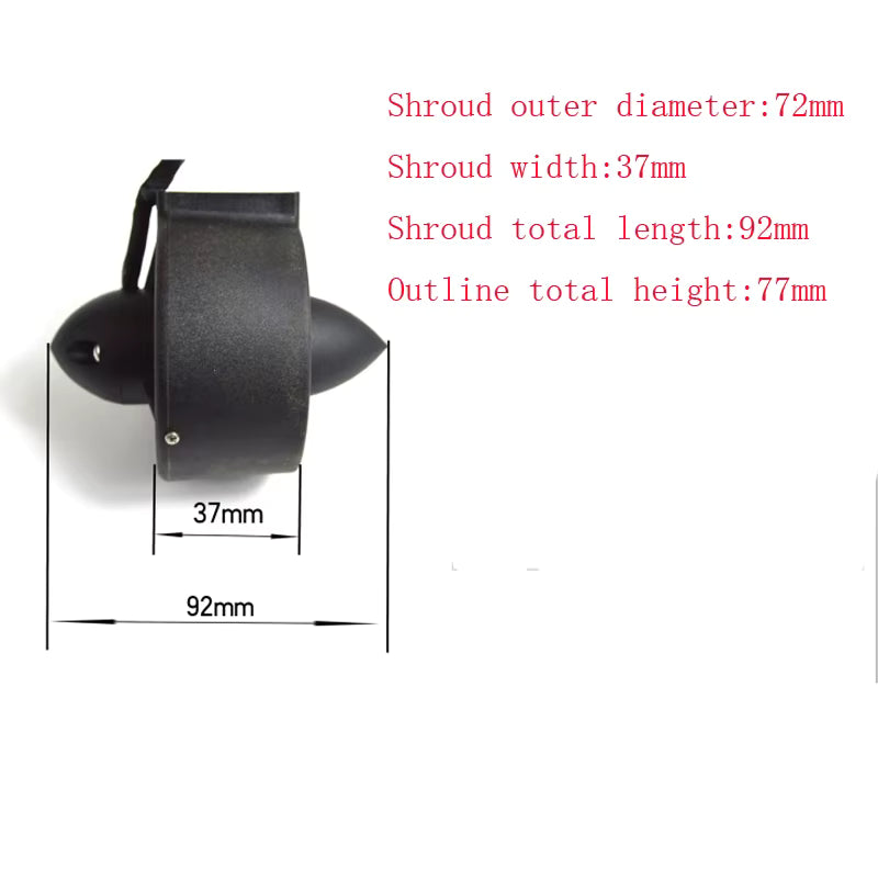860KV T60 300w Underwater Thruster Propeller for RC Ship Boat Brushless Motor Pair (CW+CCW)