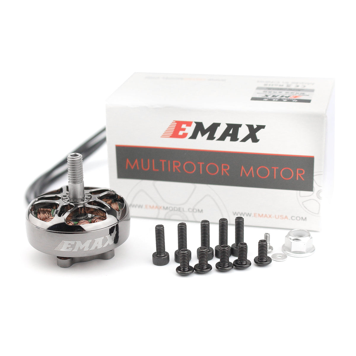 Emax ECOII Series 2807 3-5S 1700KV Brushless Motor for RC Drone FPV Racing (ECO II 2807 1700 KV)
