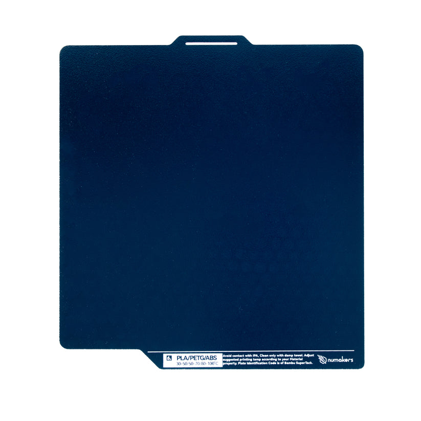 Numakers IceGrip Build Plate for Bambu Lab X1/P1/A1 Series (256x256mm)