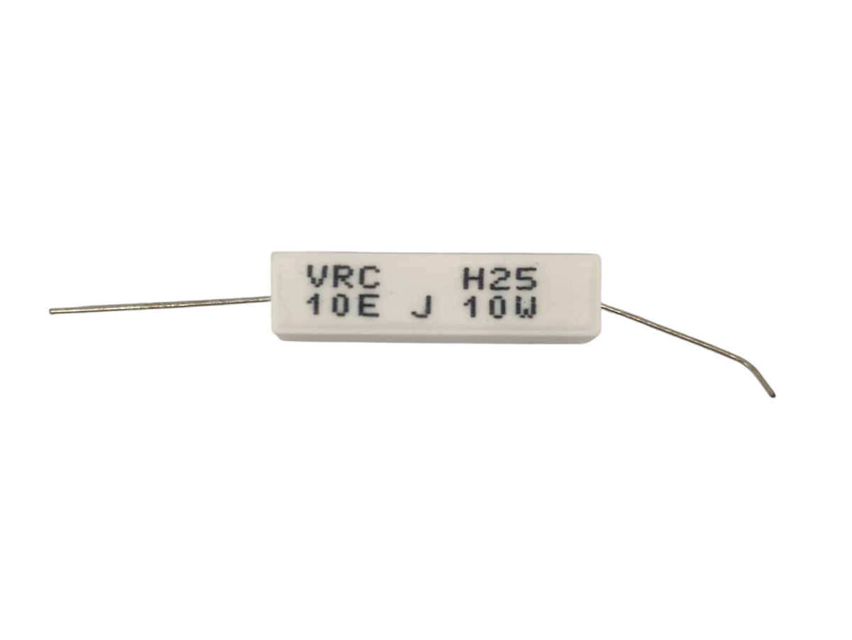 10 ohm 10 Watt Fusible Ceramic Cement Power Resistor 5% Tolerance
