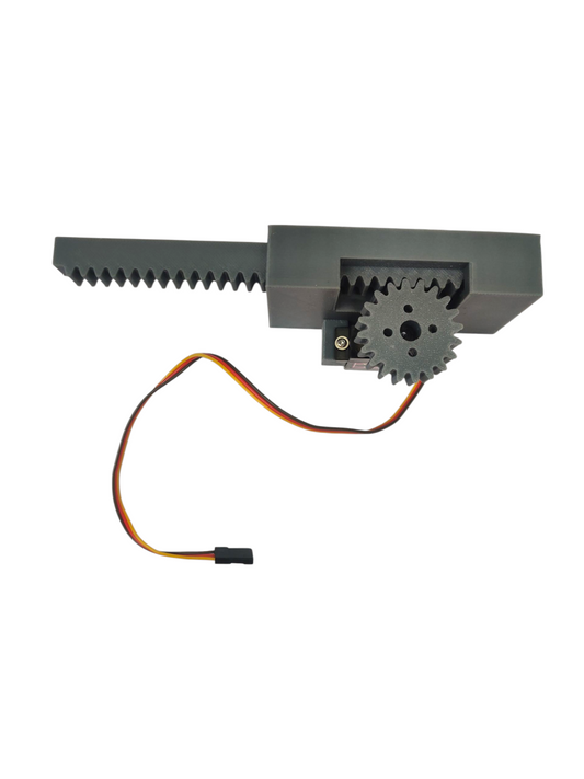 Rack and Gear Linear Slide with MG90 All Metal Gear Servo