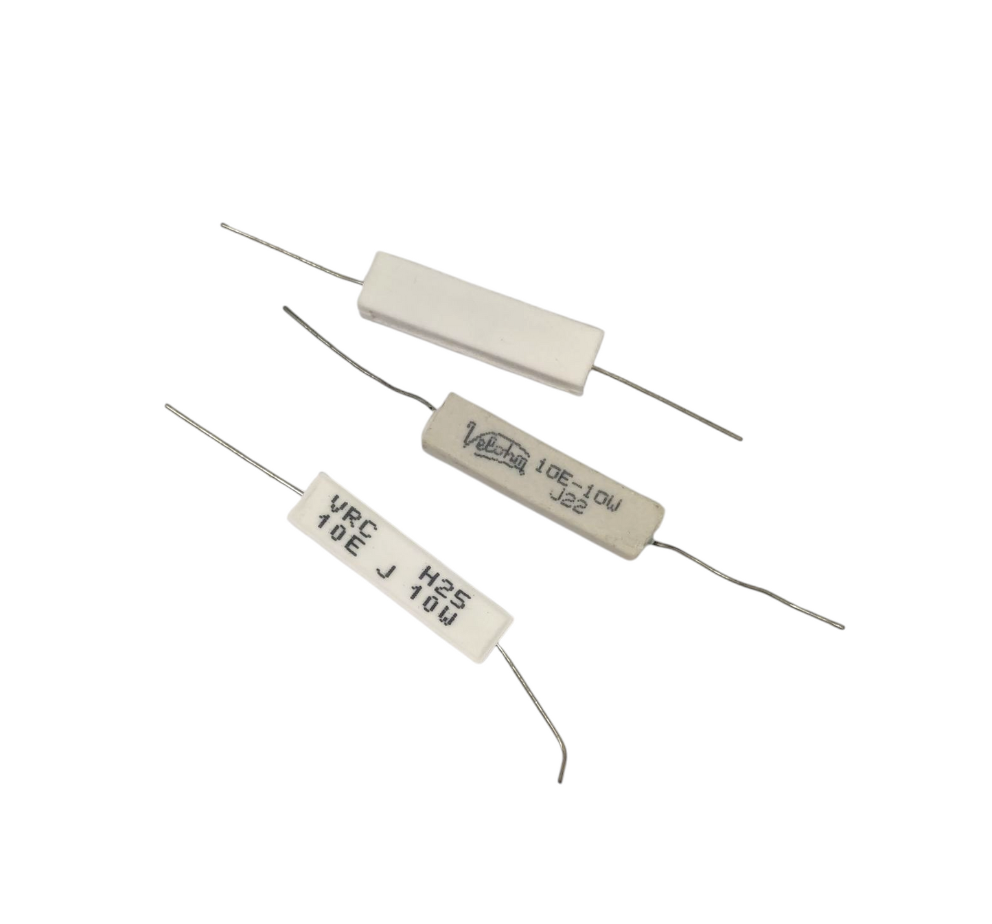 10 ohm 10 Watt Fusible Ceramic Cement Power Resistor 5% Tolerance