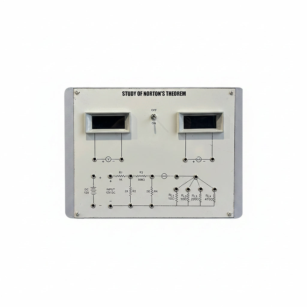 Study of Norton's Theorem Trainer Kit