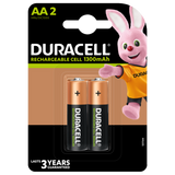 Duracell Rechargeable Batteries AA 1300mAh (Pack of 2)
