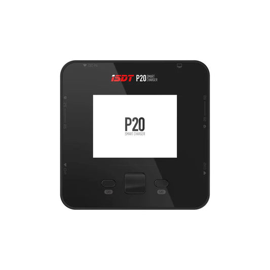 ISDT P20 1000w (500Wx2) 2 Channel 20A Portable 1-8S LiPo Balance Charger for LiFe, LiIon, LiPo(1-8S)/LiHv(1-70S)/Pb(1-12S); NiMH/Cd(1-16S) Batteries