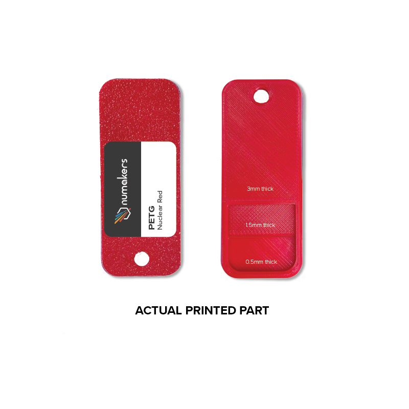 Numakers PETG HS Filament – Nuclear Red – 1.75 mm / 1 kg