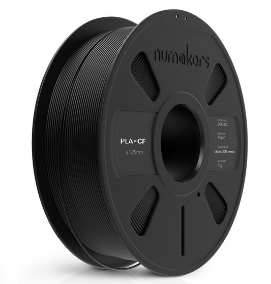 Numakers PLA-CF Filament – Carbon Fiber Lemongrass Green– 1.75 mm / 1 kg