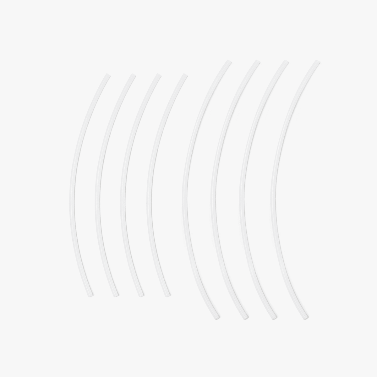 Bambu Lab AMS Internal PTFE Tube Set – 195 mm & 230 mm (8 Pieces) (FAT002-8)