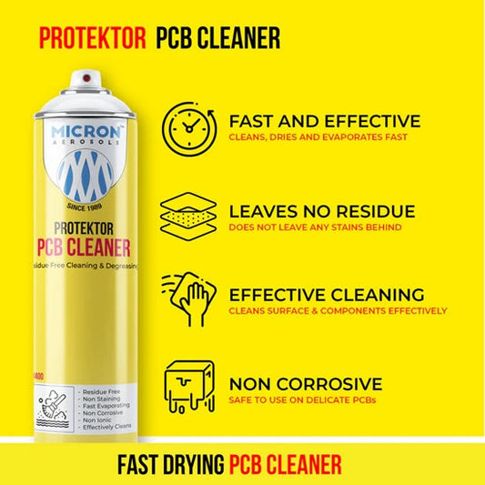 Protektor PCB Cleaner | Residue Free Cleaning & Degreasing (550ml)