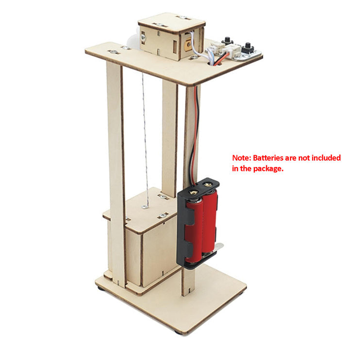 DIY Electric Elevator STEM Kit for Kids STEM Electric Elevator Toy Educational STEM Electric Elevator Model Kit