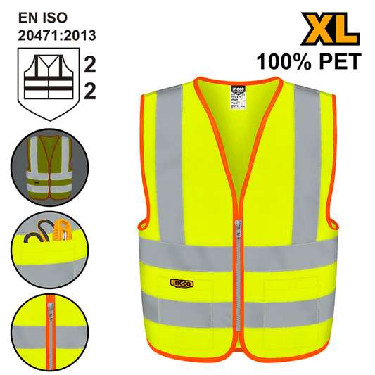 INGCO RV83XL Reflection Vest (Yellow)