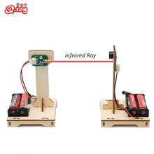 DIY Laser Infrared Alarm Science Toys Technology Physical Experimental Tool Kit (E-10E)