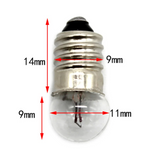 Bajaj Miniature Lamps Focus Type Torch Bulb Round 2.5V 0.3A (1 Pc)