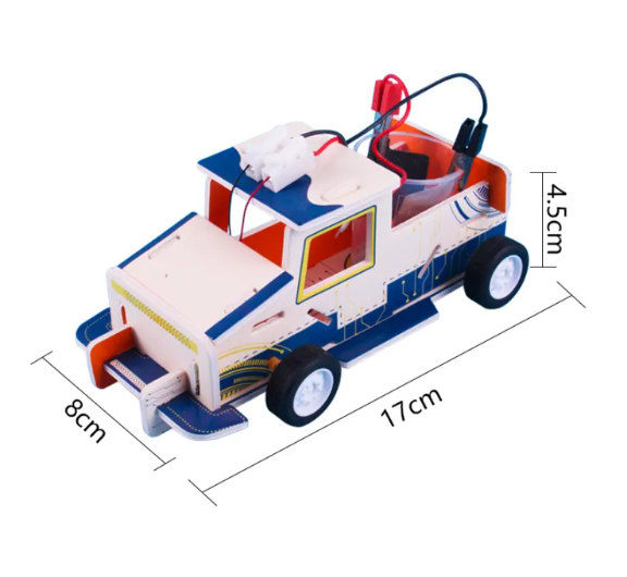 DIY KT Board Saltwater Powered Car Children's Technology Small Production Invention Science Experiment