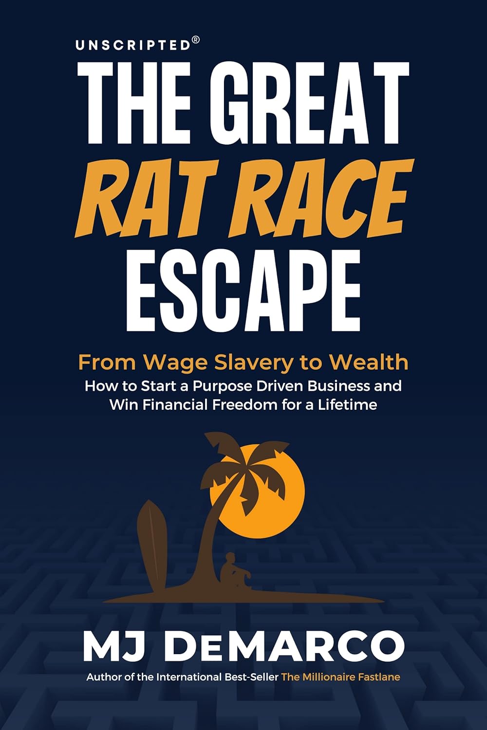 THE GREAT RAT RACE ESCAPE : FROM WAGE SLAVERY TO WEALTH: HOW TO START A PURPOSE DRIVEN BUSINESS AND WIN FINANCIAL FREEDOM FOR A LIFETIME BY MJ DEMARCO (PAPERBACK) OLD BOOK
