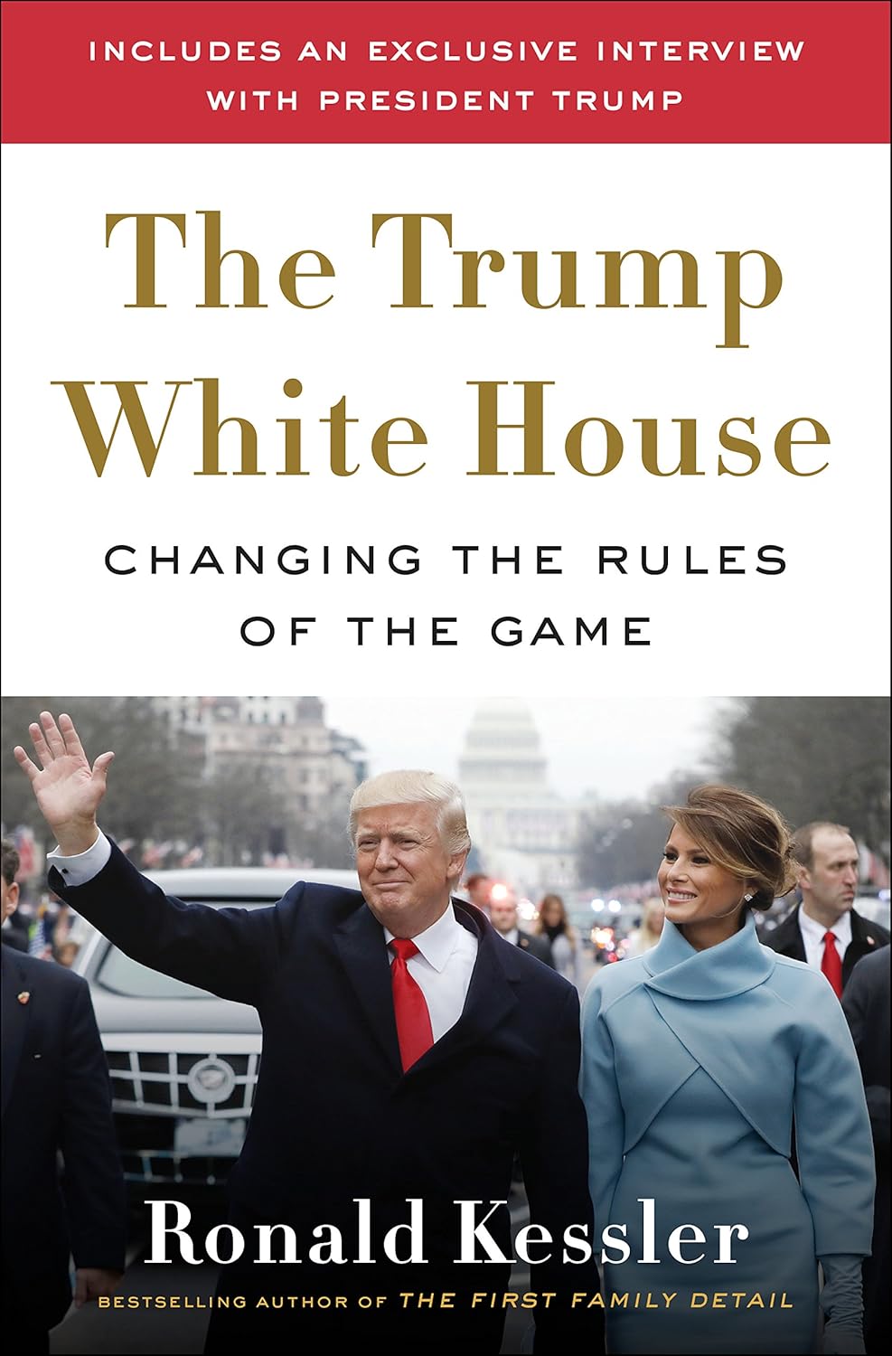 THE TRUMP WHITE HOUSE : CHANGING THE RULES OF THE GAME BY RONALD KESSLER (HARDCOVER) OLD BOOK