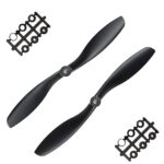 GEMFAN 7038 ABS Propeller, Black (1 Pair-CW+CCW )