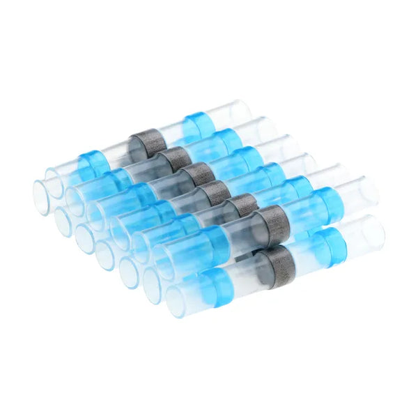 Blue Heat Shrink Solder Sleeve Crimpless Butt Connectors