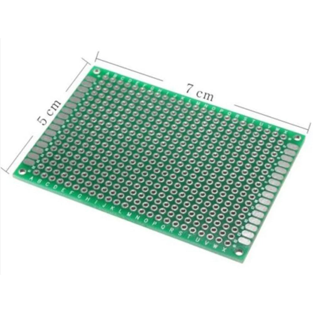 5x7 CM Single Sided Universal PCB Prototype Veroboard Green Board
