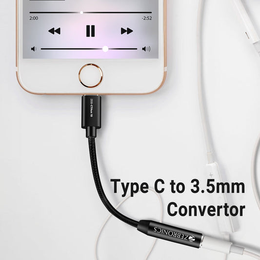 ZEBRONICS CTAux10, Type-C to 3.5mm Converter