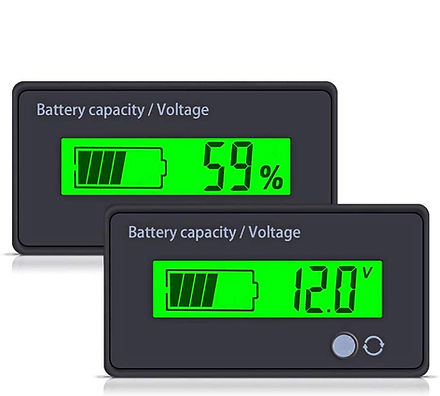 12-72volt Lithium battery SOC Meter Digital Capacity Indicator Display