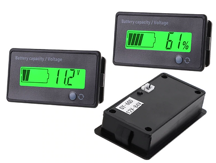 12-72volt Lithium battery SOC Meter Digital Capacity Indicator Display
