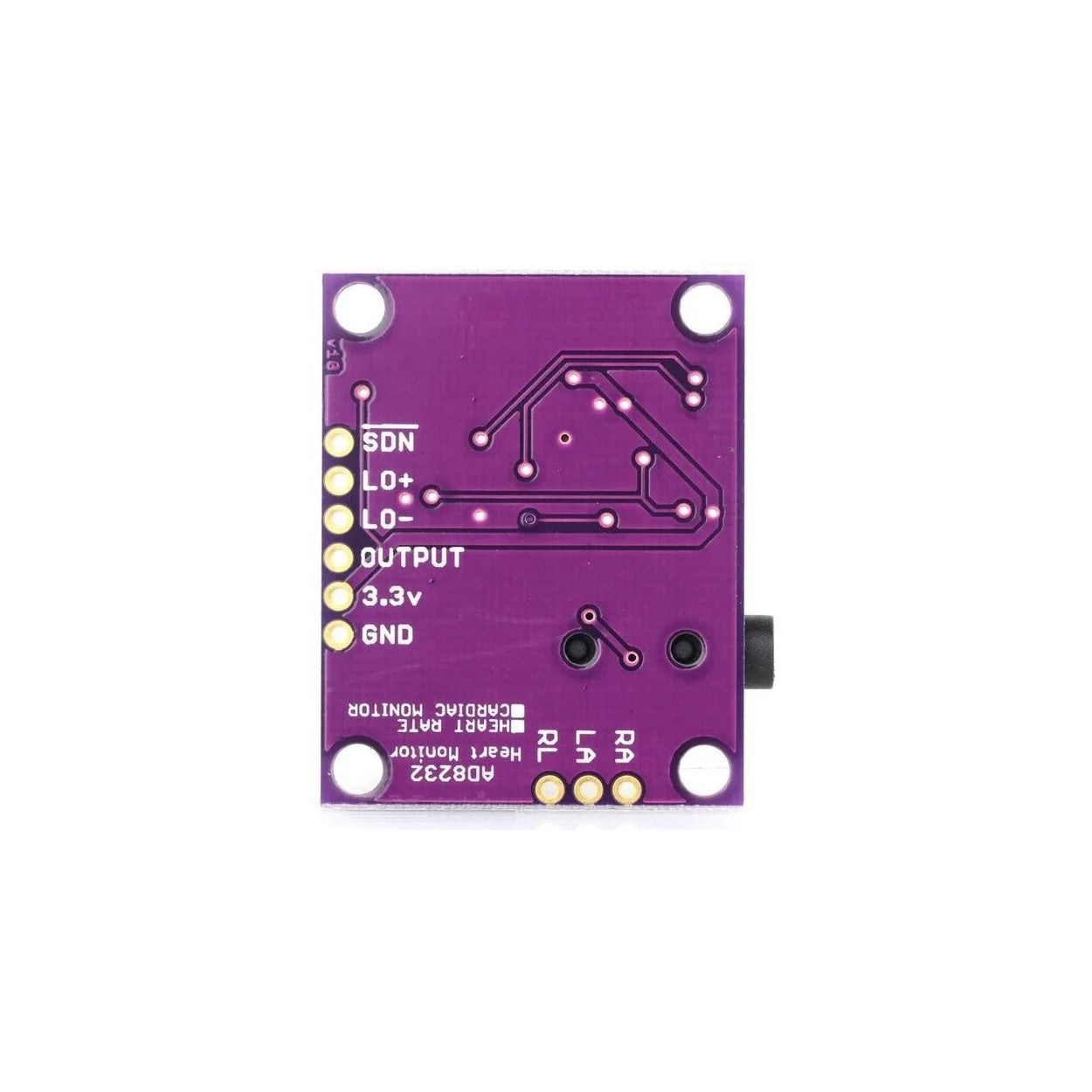 Heart Rate Monitor Kit with AD8232 ECG Sensor Module Kit